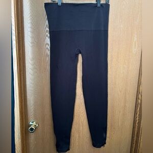 SPANX 2X Black Ankle Zip Leggings